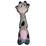 Outward Hound Large Grey Floppyz Cow  Outward Hound Large Grey Floppyz Cow